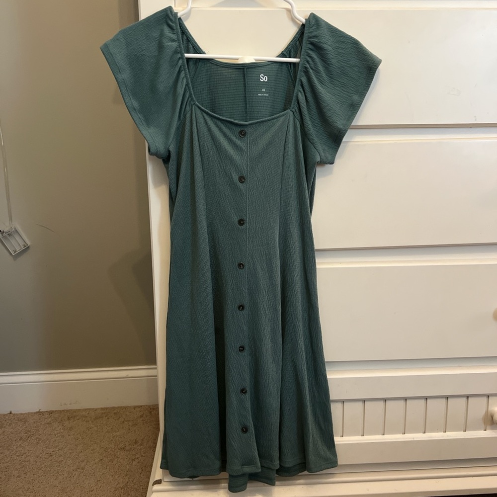 Teal dress